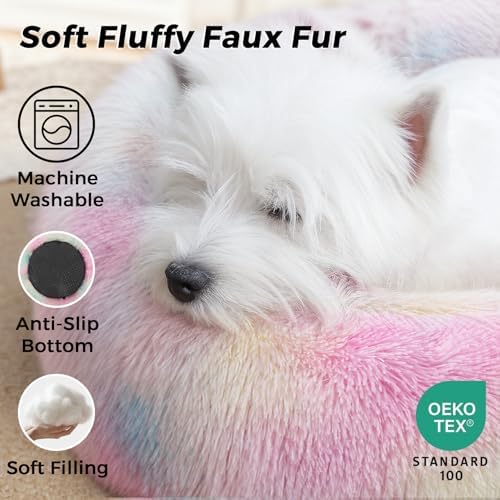 Calming Round Dog Bed & Cat Bed - Image 3