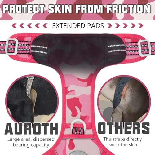 AUROTH Dog Harness for Small Medium Dogs, Tactical No Pull Dog Vest - Image 4