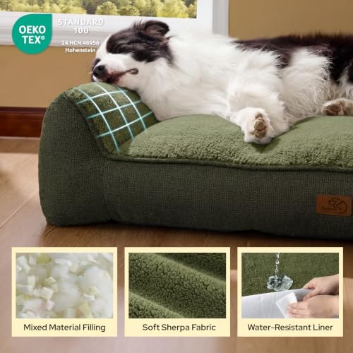 Bedsure SupportMax® Extra Thick Orthopedic XL Dog Bed - Image 5
