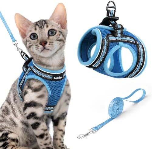 rabbitgoo Cat Harness and Leash Set, Step-in Soft Vest by rabbitgoo