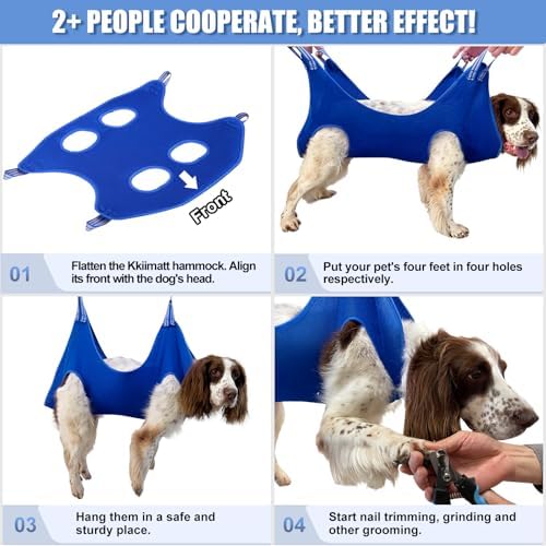 Kkiimatt 10 in 1 Pet Grooming Hammock Harness - Image 4
