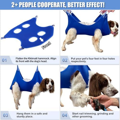 Kkiimatt 10 in 1 Pet Grooming Hammock Harness - Image 4