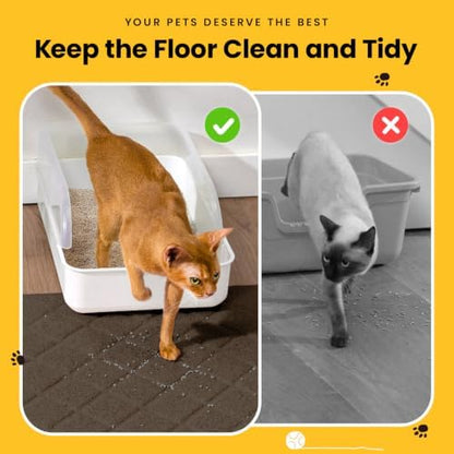 Conlun Cat Litter Mat Litter Trapping Mat - Image 4