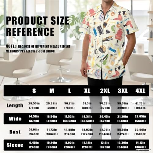 Funny Print Barber Jackets & Smocks - Image 6