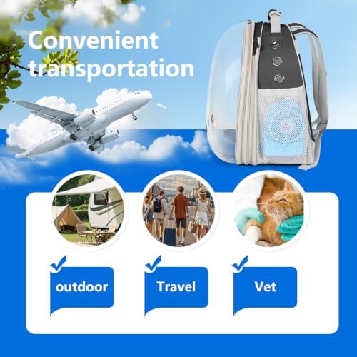 Large Cat Backpack Carrier - Image 6