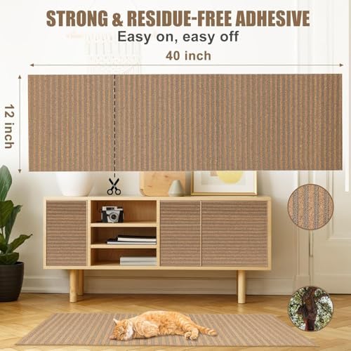 Natural Cork-Cat Scratch Pad-Cat Scratch Mat Rug-Avoid Cat Couch Protector-Cat - Image 4
