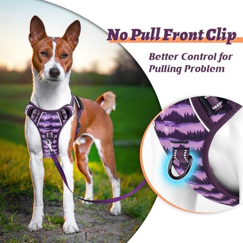 HEELE Dog Harness, No Pull Adjustable Padded Reflective Harness - Image 4