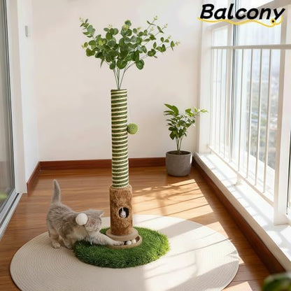 Cat Scratching Post, Two Tone Tall Sisal Scratch Pole - Image 3