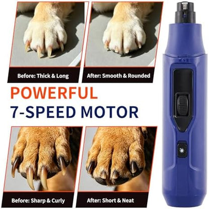 Tife LED 7‑Speed Quiet Pet Nail Grinder - Image 5