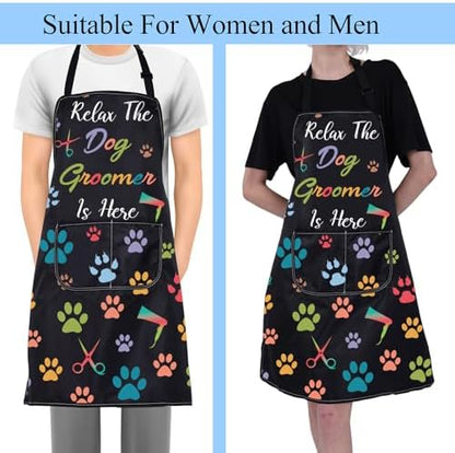 FUSTMW Dog Groomer Apron With Pockets - Image 4