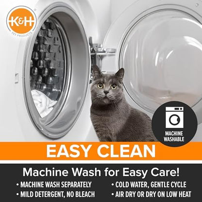 K&H Self-Warming Cat Bed Pad, Self Heating Pad, Small 21 X 17 Gray/ Black - Image 5