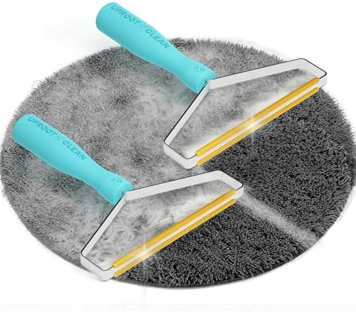 Uproot Clean Pro Pet Hair Removal Tool: Multi-Fabric Edge, Carpet Rake by UprootClean
