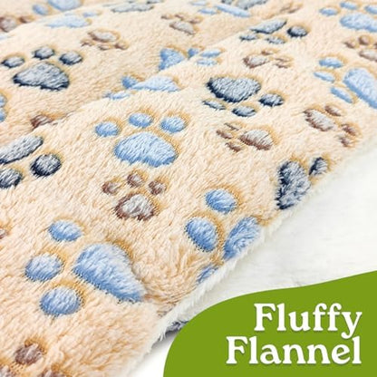 2 Pack Cat Blankets for Indoor Cats, Ultra Soft Reversible Mat, Fluffy Flannel - Image 4