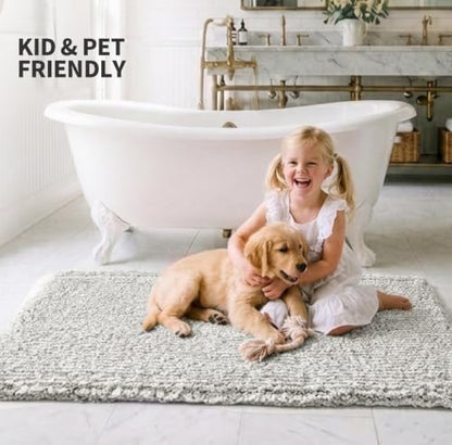 ILANGO Bathroom Rugs 70" × 24", Extra Soft Absorbent Microfiber Bath Rugs - Image 2