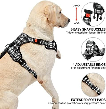 NESTROAD Dog Harness for Medium Sized Dog, No Pull Dog Vest Harness Set - Image 4