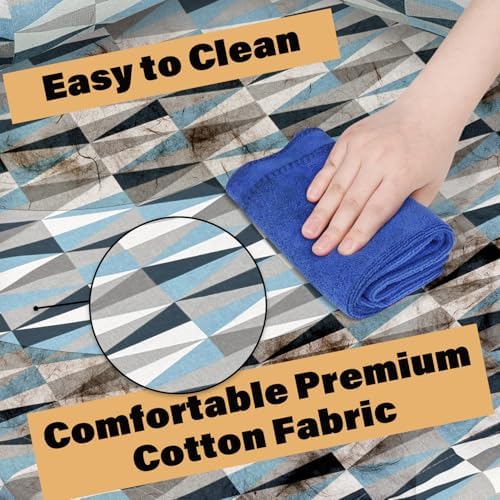 Elevated Dog Bed with Bolster, Raised Cooling Orthopedic Dogs Cot Small - Image 4