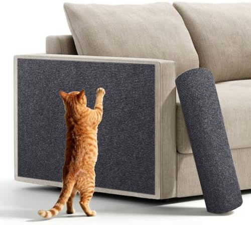 Self-Adhesive Cat Scratching Mat Cat Scratch Furniture Protector by Zhelwko