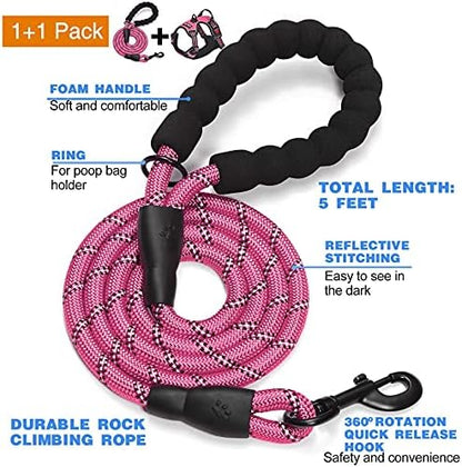 tobeDRI No Pull Dog Harness Adjustable Reflective Oxford Easy Control Medium - Image 2
