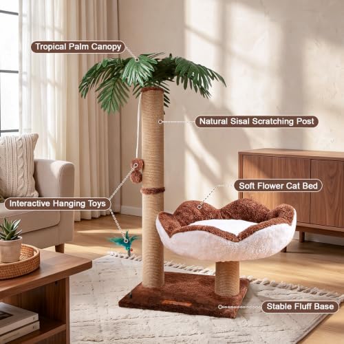 2-in-1 Plant Cat Scratching Post - Image 3