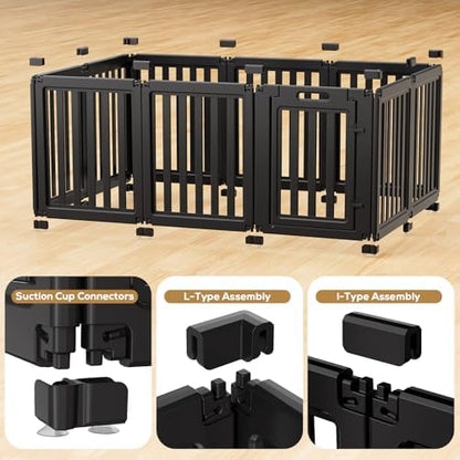 Dog Playpen Indoor, Puppy Playpen, 10 Panels - Image 4
