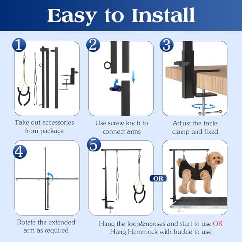 Pawaboo Dog Grooming Table Arm - Image 7