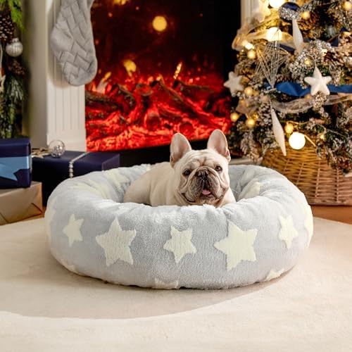 LE SURE Shown on TV Jacquard Donut Dog Beds Medium Sized Dog by Lesure