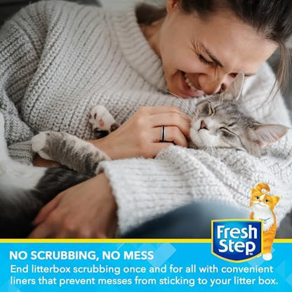 Fresh Step Drawstring Cat Litter Liners, 2.5 ft x 17 in - Image 2