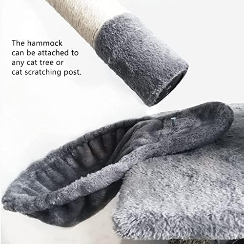SHENGOCASE 13" Grey Basket Lounger Hammock Bed - Image 3