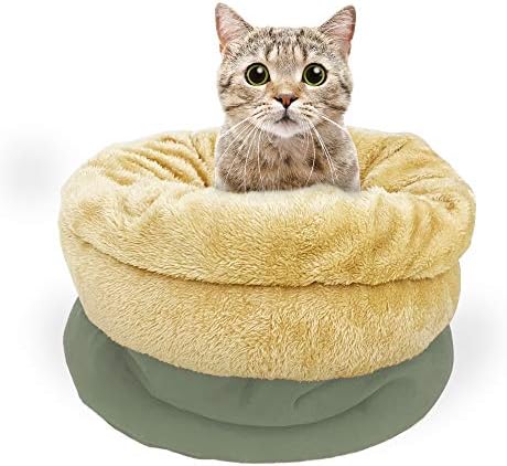 4 in 1 Self Warming Burrow Cat Bed Hideway Sleeping Cuddle Cave - Image 6