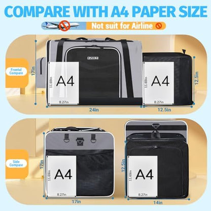 Petskd Side Expandable Extra Large Cat Carrier - Image 4