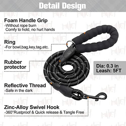 BEAUTYZOO Small Dog Harness and Leash Set, No Pull Puppy Pet Vest- Gray - Image 4