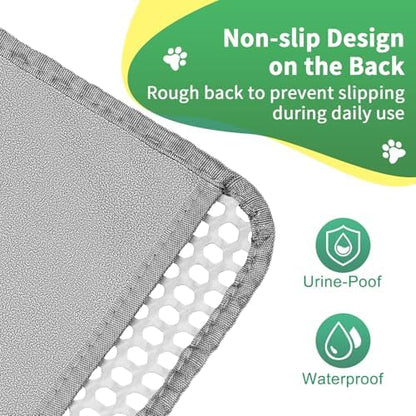 GRELY Cat Litter Mats- Extra Large XXL 47''X 36'', 2 Layer Litter Box Mat - Image 4
