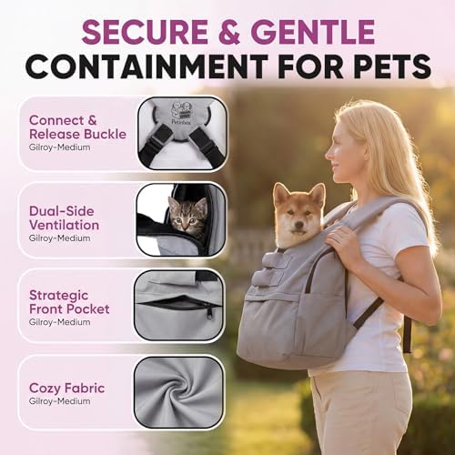Dog Carrier Sling for Small Dogs, Front Dog Carrier Backpack - Image 6