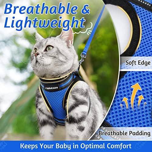 rabbitgoo Cat Harness and Leash Set, Step-in Soft Vest - Image 3