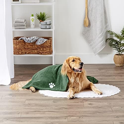 Bone Dry Pet Grooming Towel Collection Absorbent Microfiber X-Large, - Image 5