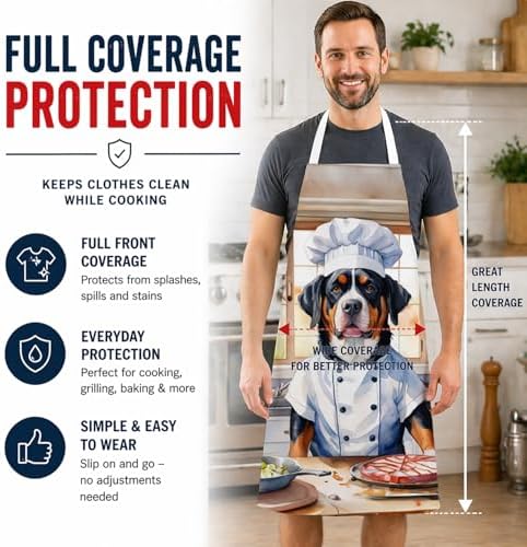 Caroline's Treasures Greater Swiss Mountain Dog The Chef Apron Cooking Kitchen - Image 3