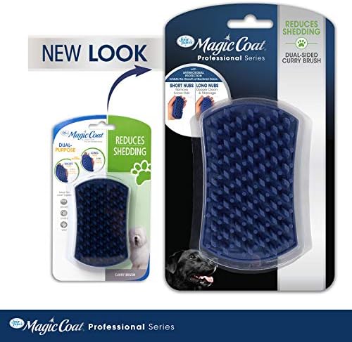 Four Paws Magic Coat Professional Series Dual-Sided Curry Brush - Image 6