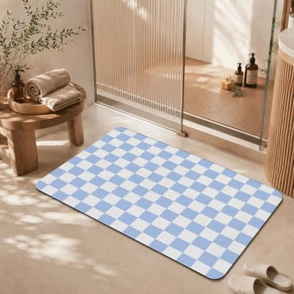 Natural Diatomaceous Earth Bath Mat, Ultra Thin Quick Dry Floor Rug - Image 2