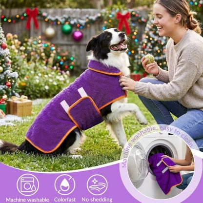 Bienbee Dog Bathrobe, Super Absorbent - Image 5