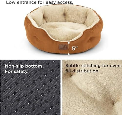 Bedsure Small Dog Bed Washable, Round Cat Beds - Image 4
