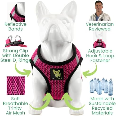 EcoBark Teacup Dog Harness -Luxury Soft Step in Harnesses - Image 4