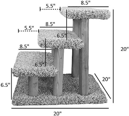 Solid Wood Stairs for Cats and Dogs - Image 2