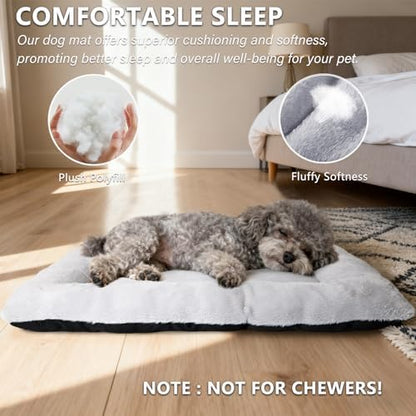 Cat Beds for Indoor Cats Washable Dog Bed Crate pad for Extra Small Dogs Ultra - Image 2