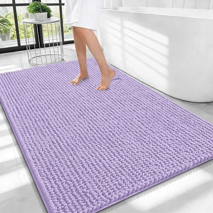 OLANLY Thick Chenille Large Bathroom Rugs Mats 40x32 by OLANLY
