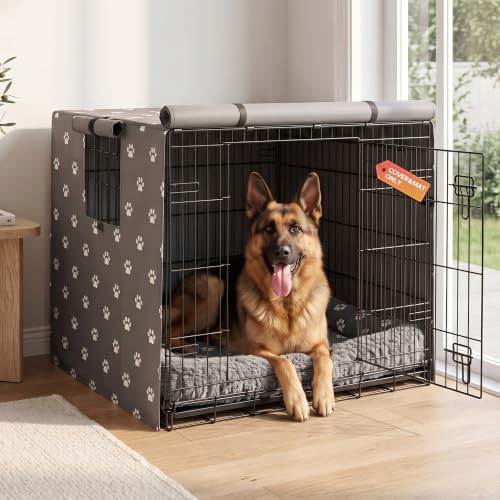 PetPrime 48 Inch Dog Crate Cover by PetPrime