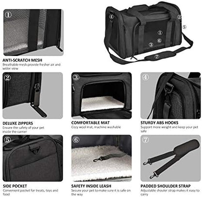 Henkelion Large Soft Sided Cat and Pet Carrier - Image 3