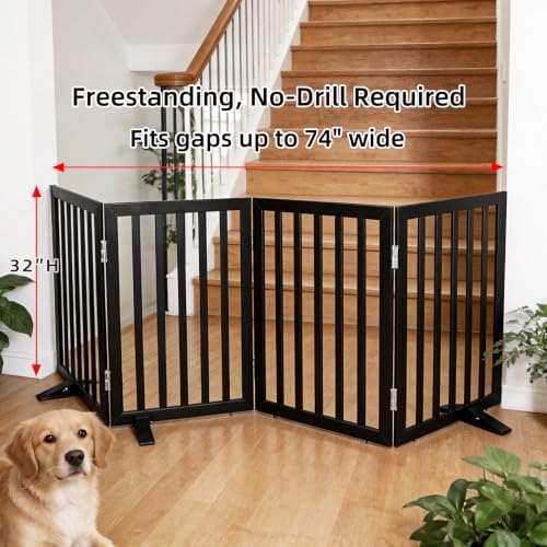 ZJSF Freestanding Indoor Dog Gate - Image 2