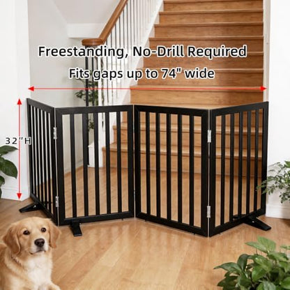 ZJSF Freestanding Indoor Dog Gate - Image 2