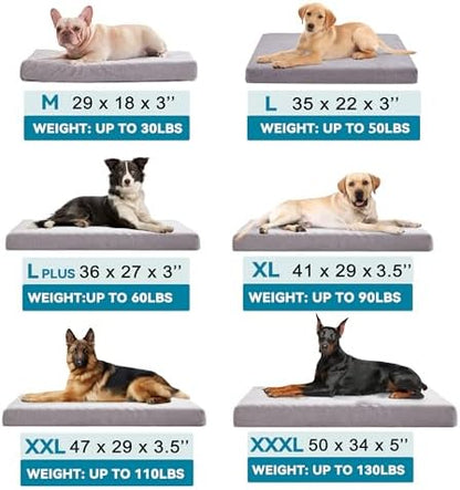 WATANIYA PET Memory Foam Large Dog Bed, Orthopedic Dog Beds - Image 5