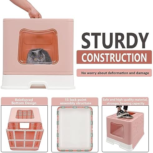 XL Foldable Cat Litter Box - Image 6